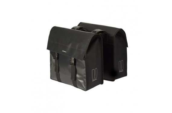 Basil Urban Load Torba Double Bag, Black/Black Mik.Com