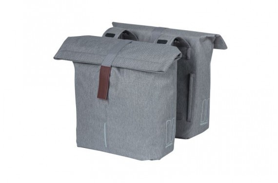 Basil City Torba Double Bag, 32l, Grey Melle Mik.Com