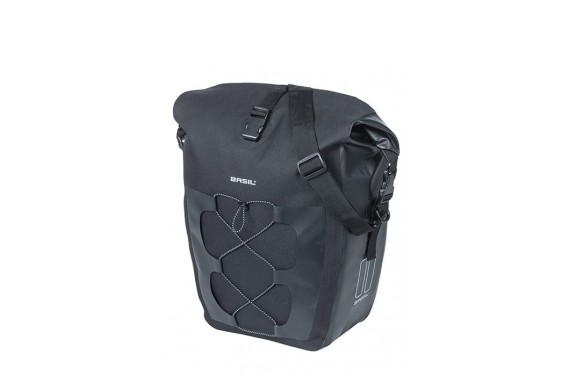 Basil Navigator Waterproof Torba Single Bag, 25-31l, Black
